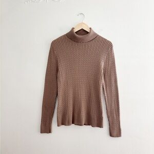 Pria Cable Knit Turtleneck
